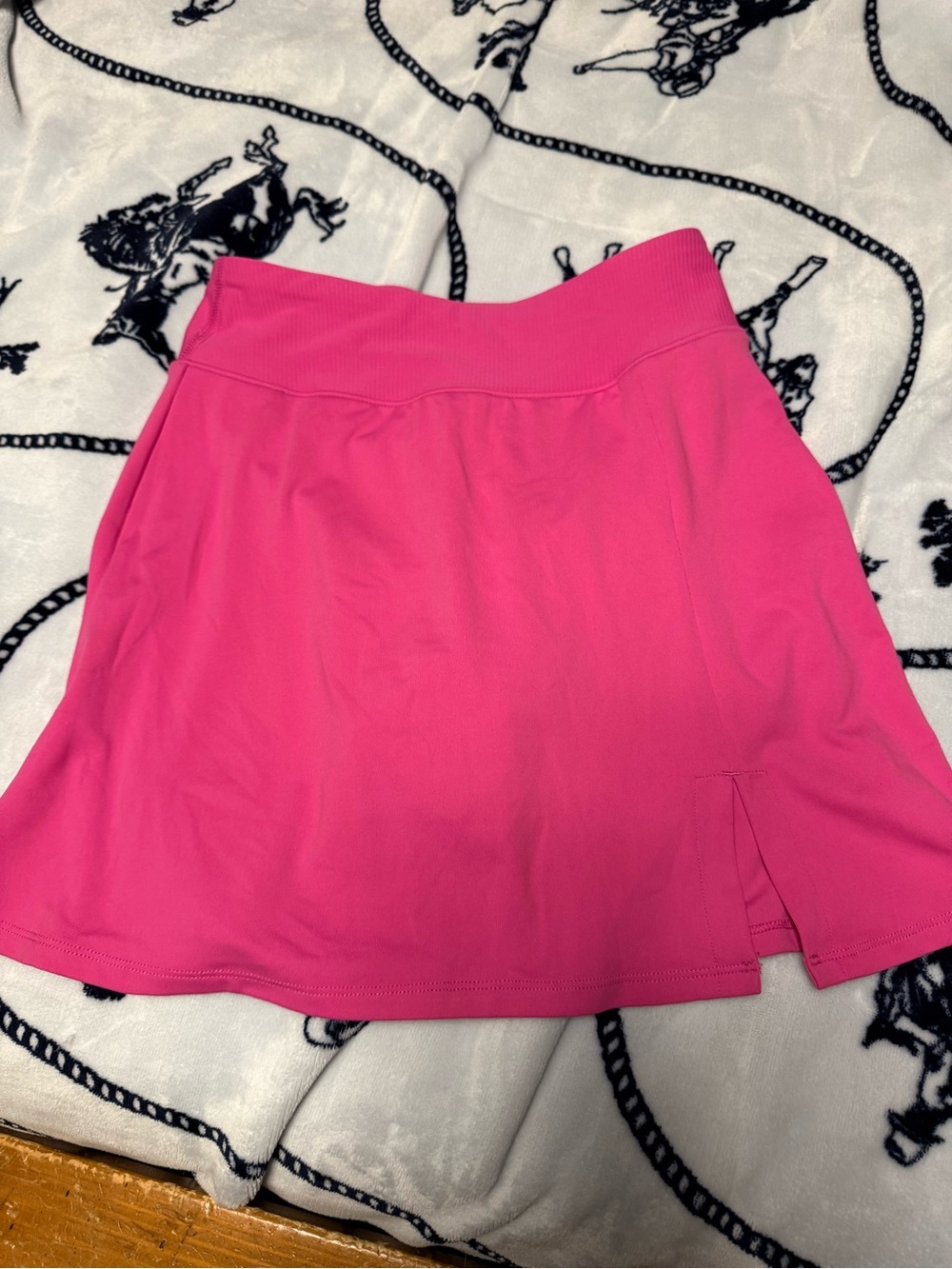 Pink golf skirt